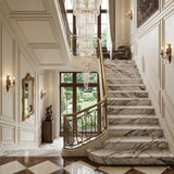 Luxury Calacatta Gold Marble Waterproof Mine Direct Supply for Villa Hotel Dining Wall Stairs