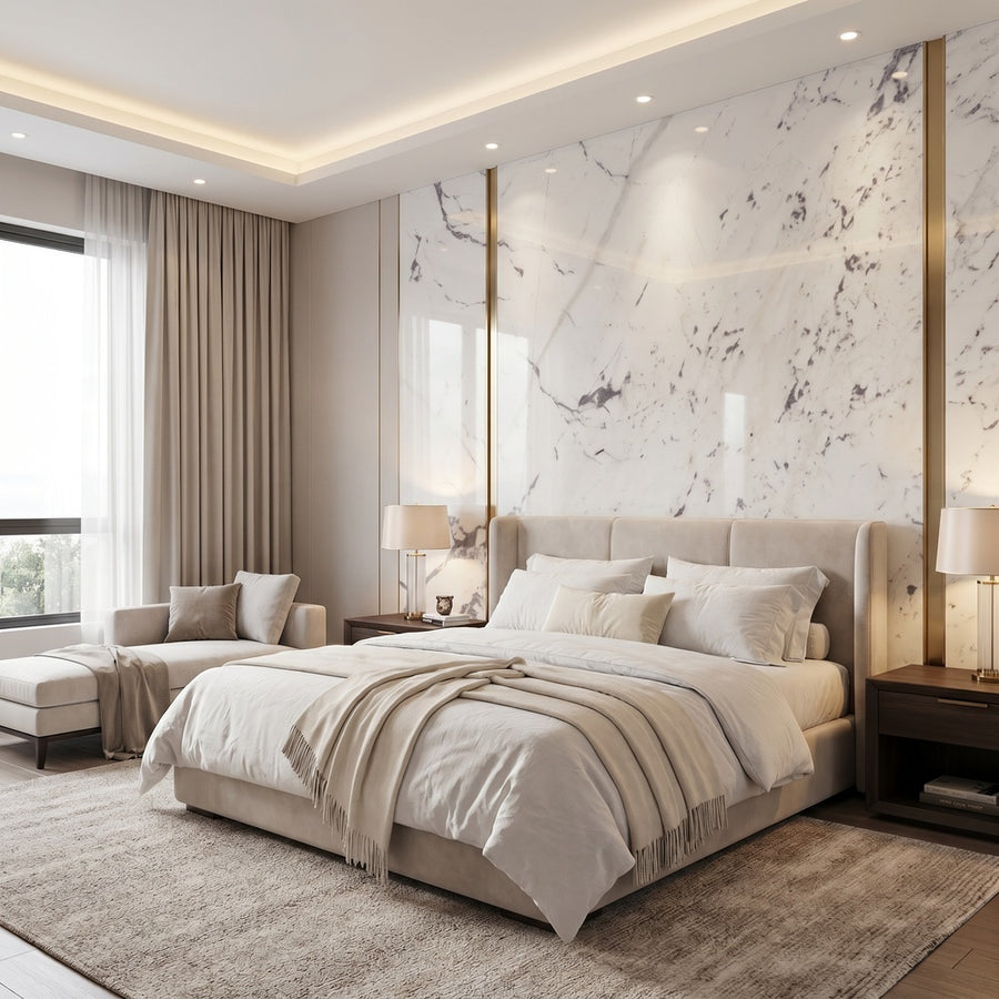 Arabescato Natural Marble Slabs Premium Polished for Hotel & Villa Interior Walls & Floors