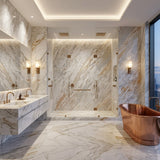 Factory Direct Premium Calacatta Gold Natural Marble for Kitchen Bathroom Walls Floors Stairs