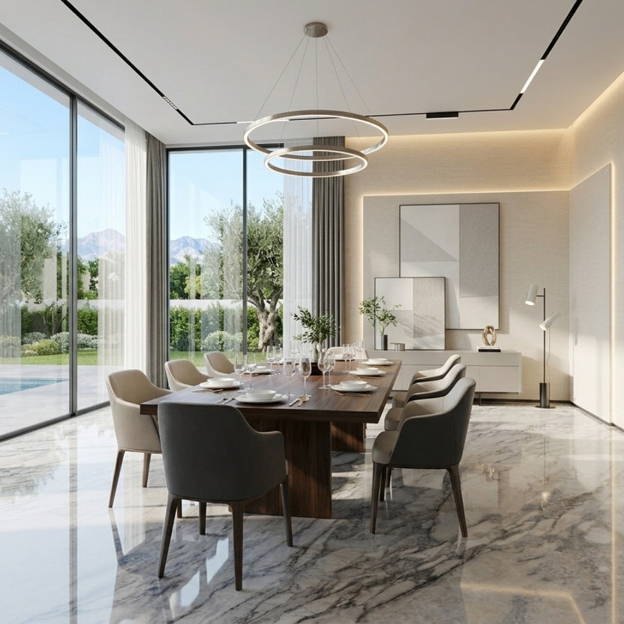 Quarry Owner Calacatta Gold Natural Marble Slabs Unique Veining Durable Luxury Tiles Wholesale
