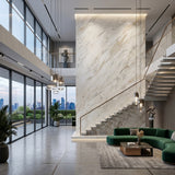 Calacatta Gold Natural Marble Slabs Custom for Luxury Villa Hotel Project Wall Floor Stair Countertop