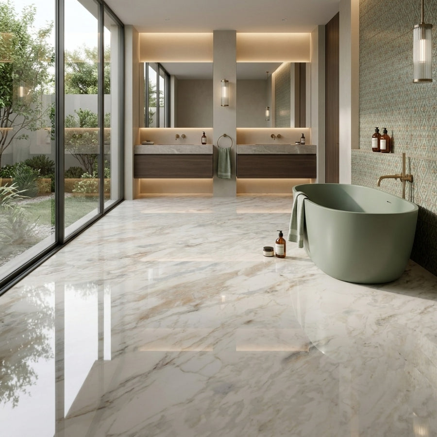 Calacatta Gold Natural Marble Slabs Custom for Luxury Villa Hotel Project Wall Floor Stair Countertop