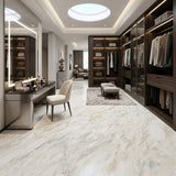 Factory Custom Luxury Calacatta Gold Natural Marble Slab for Villa Hotel Bathroom & Kitchen Wall Floor