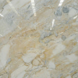 Manufacturer Custom Polished Calacatta Gold Waterproof Natural Marble Big Slab for Hotel Villa