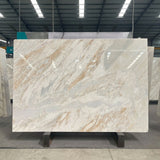 Premium Calacatta Gold Marble Unique Veining Direct Quarry for Villa Hotel Wall Floor Stair