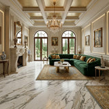 Own Mine Calacatta Gold Natural Marble Modern Durable for Villa Living Room Kitchen Dining