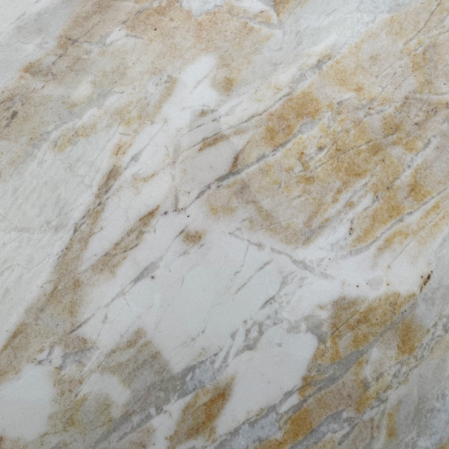 Quarry Direct Luxury Calacatta Gold Natural Marble Golden Veins Bathroom Waterproof Vanity Countertop
