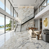 Direct Quarry Calacatta Gold Natural Marble Slabs High Quality Wear Resistant Easy Clean Price