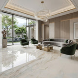 Calacatta Gold Natural Marble Slab Factory Custom for Hotel Lobby and Villa Reception Countertop