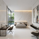 Calacatta White Natural Marble Luxury Polished Stone for Villa Hotel Flooring Wall Decoration