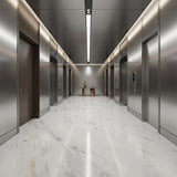 Factory Direct Calacatta White Natural Marble Slabs Unique Veining Wear Resistant for Villa Hotel Indoor