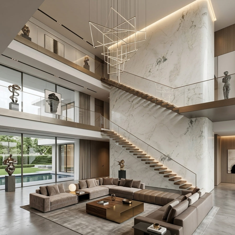 Own Quarry Calacatta White Natural Marble Indoor Villa Luxury Stone for Project Wholesale