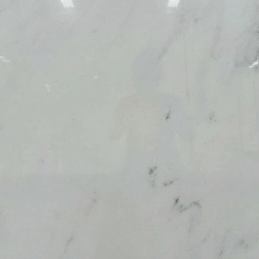 Luxury Atlantic White Marble Slab OEM Custom Size Hotel Foyer Bath Wall Cladding Floor