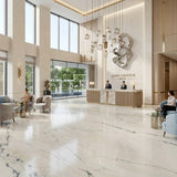 Factory Price Calacatta White Natural Marble Slabs Waterproof Durable Polished Surface Wholesale