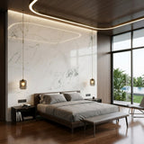 Own Quarry Calacatta White Natural Marble Indoor Villa Luxury Stone for Project Wholesale