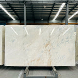 Wholesale Calacatta Gold Natural Marble Quarry Direct High Quality Bright Waterproof Indoor Slab