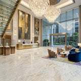 Wholesale Calacatta Gold Natural Marble Quarry Direct High Quality Bright Waterproof Indoor Slab