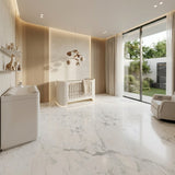 Custom-Cut Arabescato Marble Slab Eco-Friendly Durable for Hotel & Villa Indoor Decorations