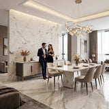 Arabescato Natural Marble Slabs Premium Polished for Hotel & Villa Interior Walls & Floors