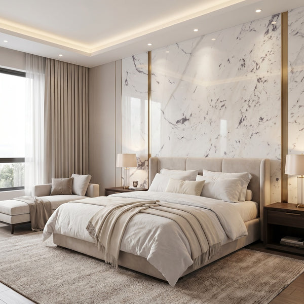 Arabescato Natural Marble Slabs Premium Polished for Hotel & Villa Interior Walls & Floors