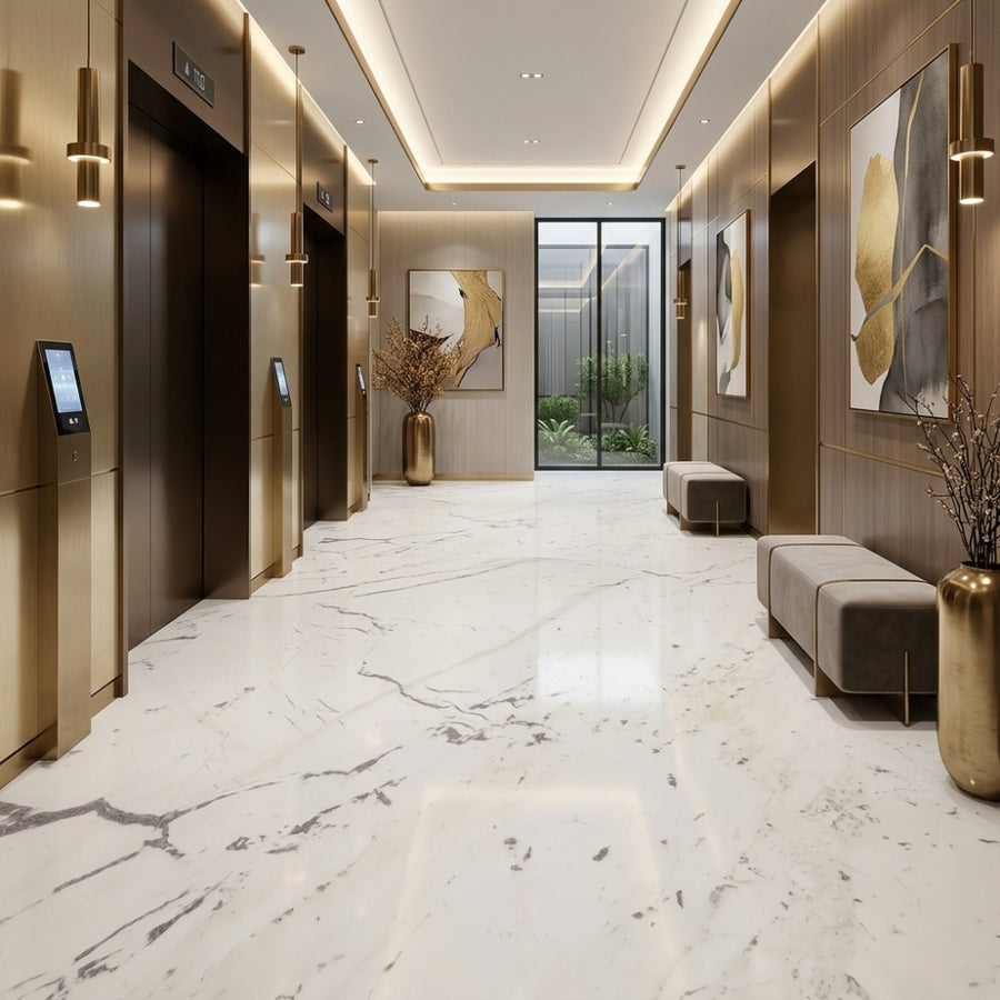 Arabescato Natural Marble Slabs Premium Polished for Hotel & Villa Interior Walls & Floors