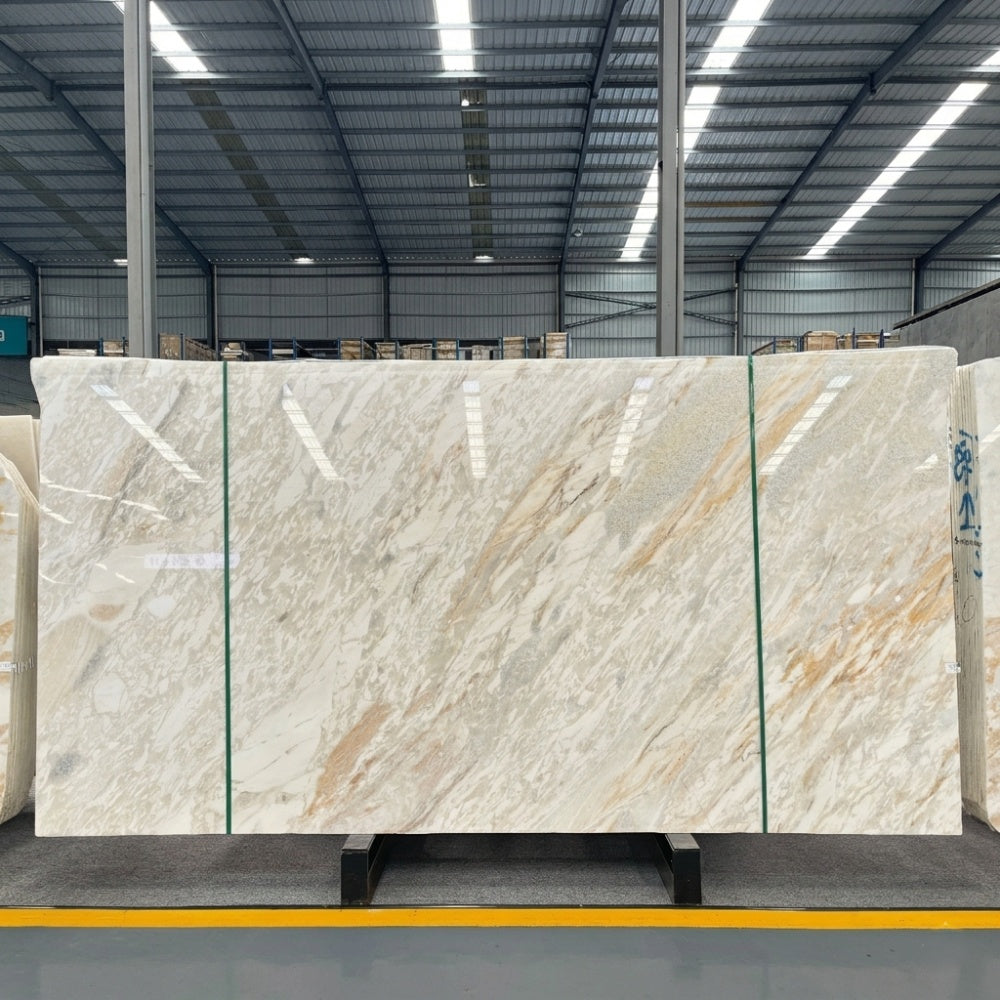 Factory Direct Premium Calacatta Gold Natural Marble for Kitchen Bathroom Walls Floors Stairs