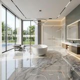 Quarry Owner Calacatta Gold Natural Marble Slabs Unique Veining Durable Luxury Tiles Wholesale