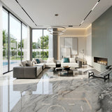 Quarry Owner Calacatta Gold Natural Marble Slabs Unique Veining Durable Luxury Tiles Wholesale