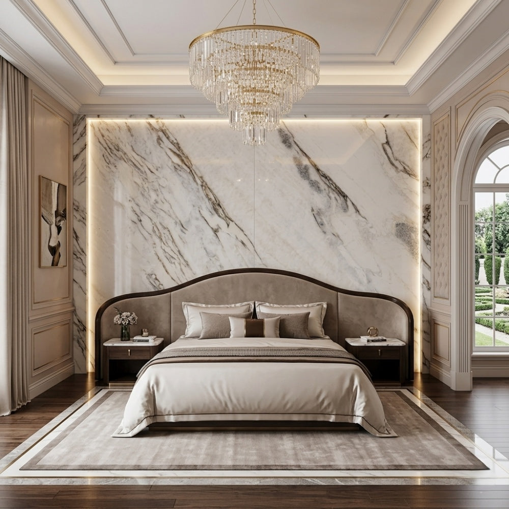 Own Mine Calacatta Gold Natural Marble Modern Durable for Villa Living Room Kitchen Dining