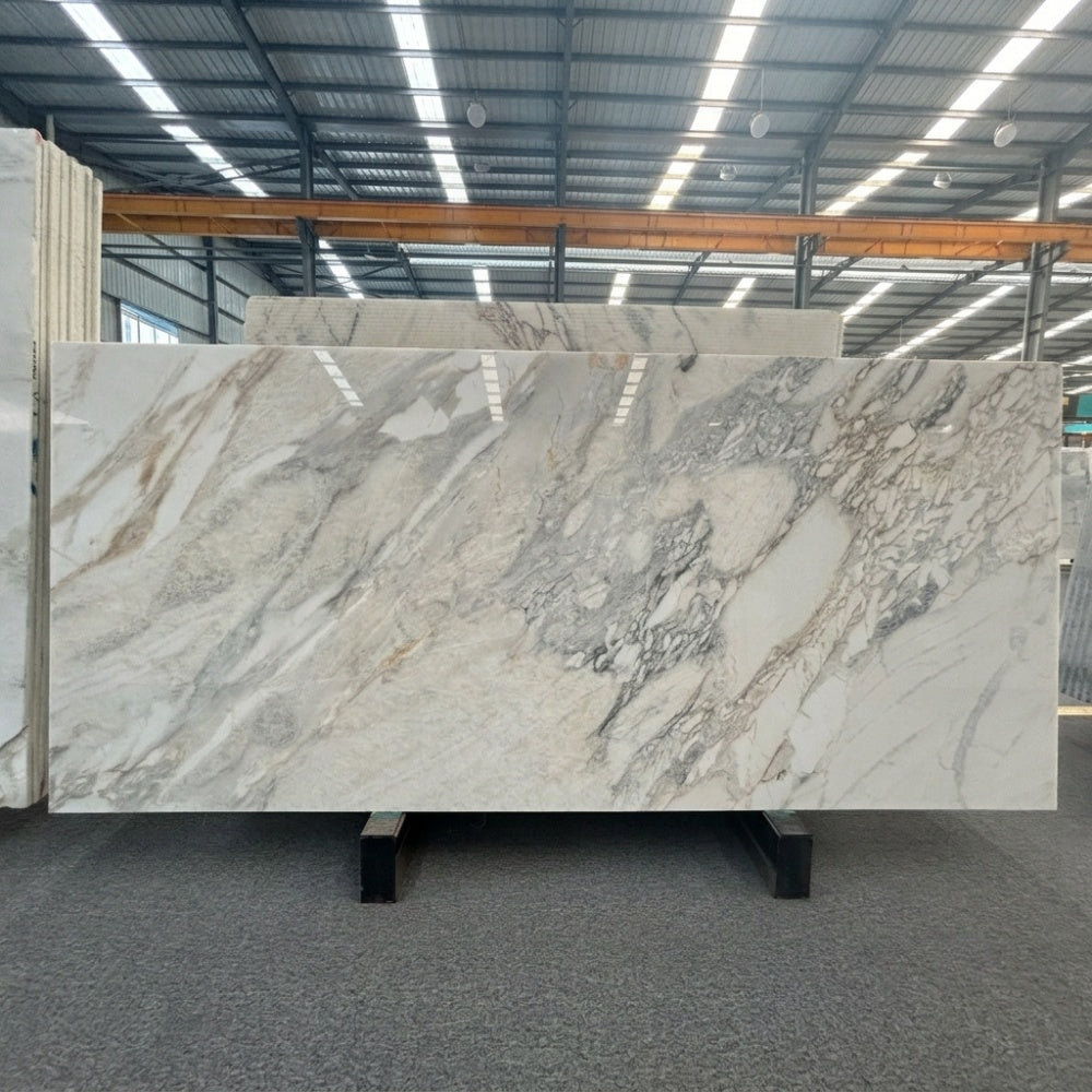 Quarry Direct Calacatta Gold Natural Marble Slabs Unique Veining High Quality Factory Price