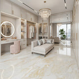 Quarry Direct Luxury Calacatta Gold Natural Marble Golden Veins Bathroom Waterproof Vanity Countertop