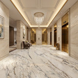 Luxury Calacatta Gold Marble Waterproof Mine Direct Supply for Villa Hotel Dining Wall Stairs