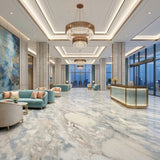 Exclusive Quarry Calacatta Gold Natural Marble Luxury Bright Artistic Veins Floor Wall Living Room Polished Waterproof