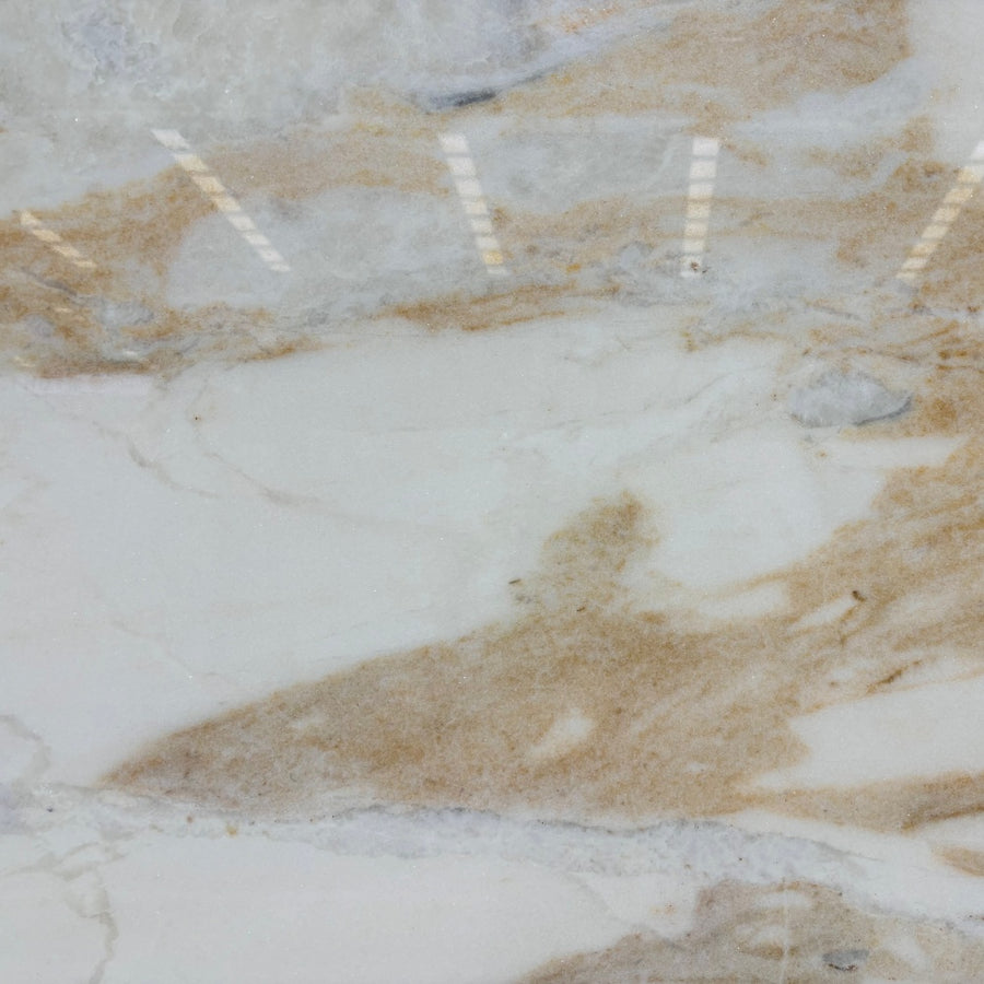 Factory Custom Elegant Wear-resistant Calacatta Gold Natural Marble Slab for Living Room Dining Indoor