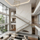 Calacatta White Natural Marble Luxury Polished Stone for Villa Hotel Flooring Wall Decoration