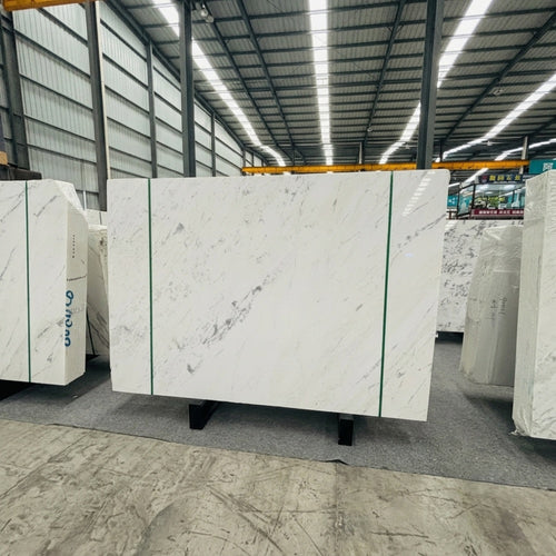 Calacatta White Natural Marble Luxury Polished Stone for Villa Hotel Flooring Wall Decoration