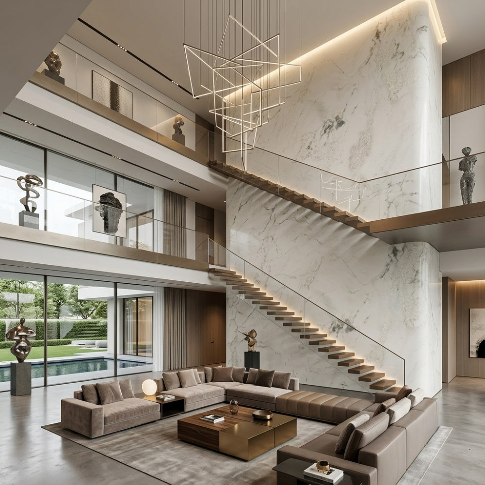 Own Quarry Calacatta White Natural Marble Indoor Villa Luxury Stone for Project Wholesale