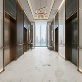Own Quarry Calacatta White Natural Marble Indoor Villa Luxury Stone for Project Wholesale