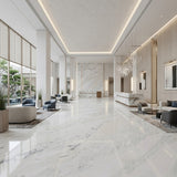 Factory Direct Dover White Marble Natural Texture Waterproof For Villa Hotel Floor Wall
