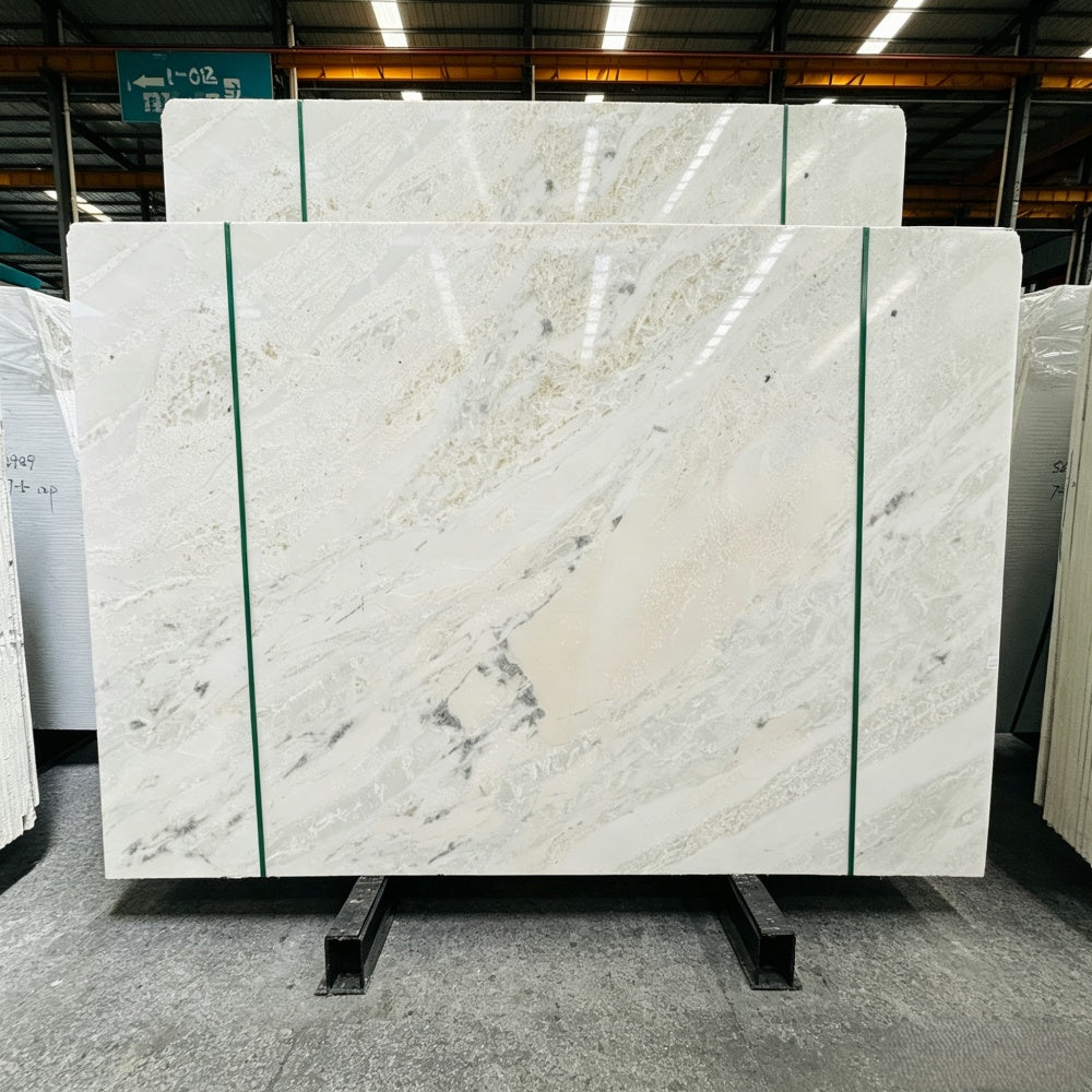 Factory Direct Dover White Marble Natural Texture Waterproof For Villa Hotel Floor Wall