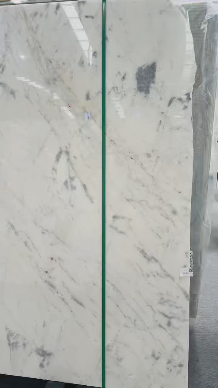 Custom-Cut Arabescato Marble Slab Eco-Friendly Durable for Hotel & Villa Indoor Decorations