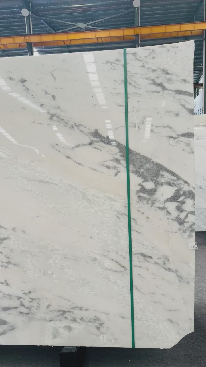Own Quarry Arabescato Marble Polished Indoor Villa Waterproof Easy Clean Project Wholesale
