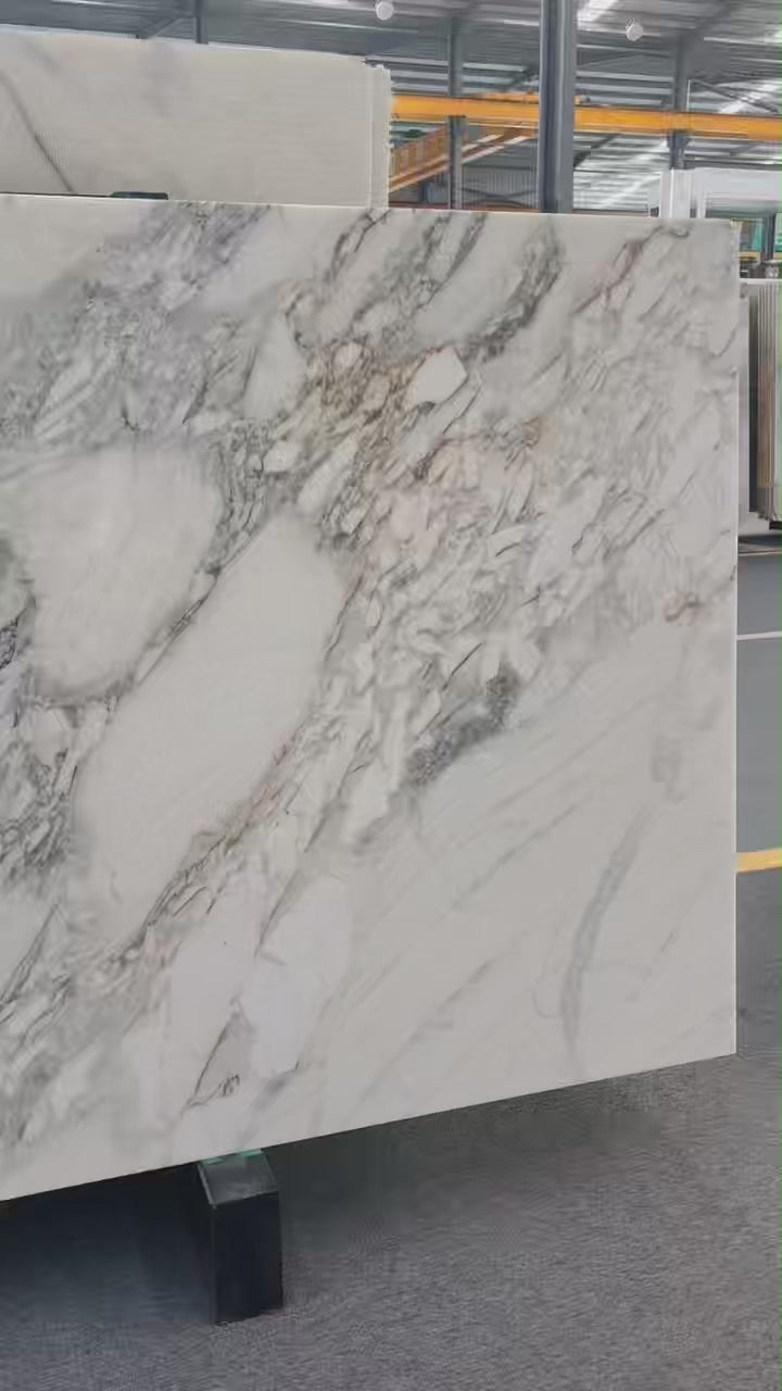 Quarry Direct Calacatta Gold Natural Marble Slabs Unique Veining High Quality Factory Price