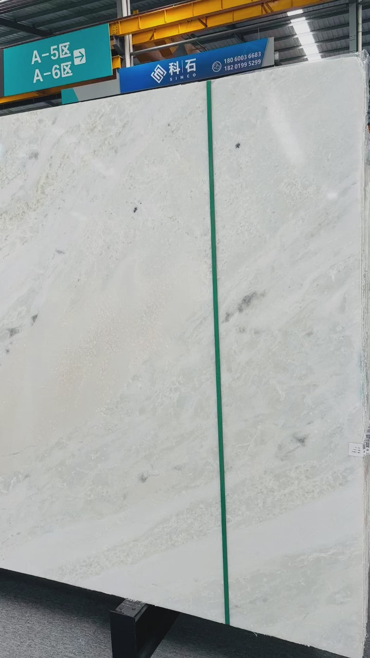 Factory Direct Dover White Marble Natural Texture Waterproof For Villa Hotel Floor Wall