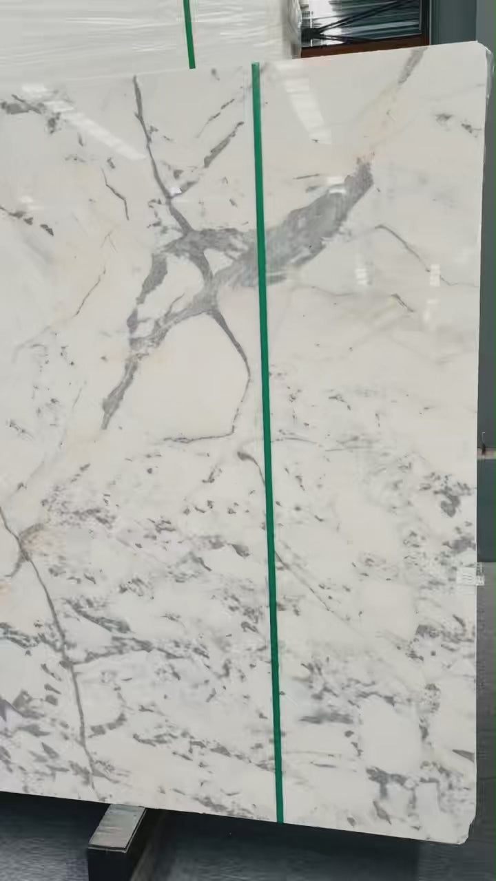 Modern Arabescato Natural Marble for Luxury Indoor Bathroom Treads & Accent Walls